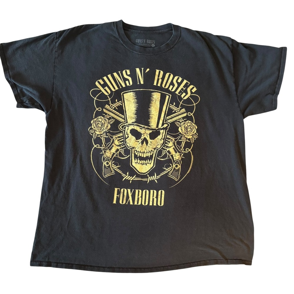 Guns N' Roses 2016 Foxboro NOT‎ IN THIS LIFETIME Concert Tshirt. Men's XL. GUC